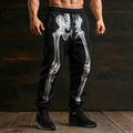 Men's Halloween 3d Skeleton Costumes Sweatpants