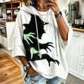 Women's Halloween Horror Witch Art Print Hoodie